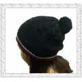 Feito à medida Jacquard Knitted Beanie Hat com Spandex (1-3512)